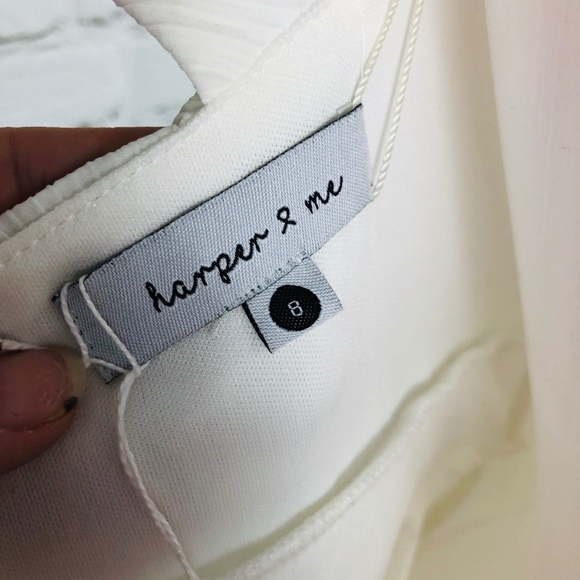 NWT Off White Harper & Me Hi Low Mermaid Peep Sldr - Picture 8 of 13